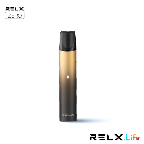 Relx Zero Classic พอด น้ำยาบุหรี่ไฟฟ้า-ทอง-ดำ