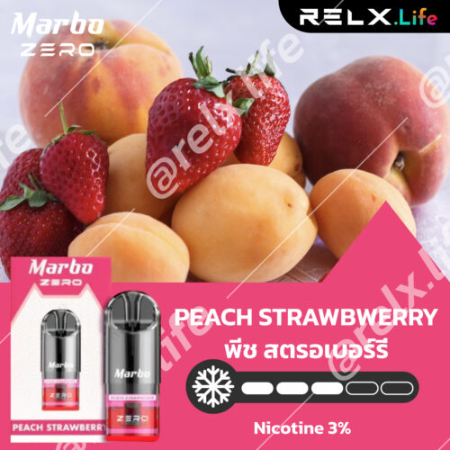 MARBO Pods กลิ่น Peach Strawberry | พีช สตรอเบอร์รี่
